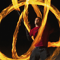 Tiki Tank the Fire poi master.