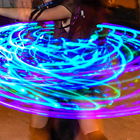 Light Trail Hula Hooping