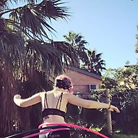 Sunshine on my hoops makes me happy