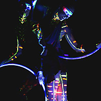 FLUO & LED COMBO HOOP