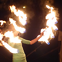 My daughter and the fire