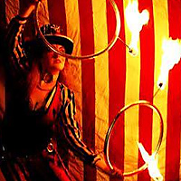 The worlds a circus, light it up!