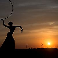 Sunset hooping