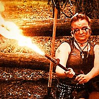 The fire mage and the forest