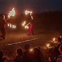 Childrens festival in the countryside