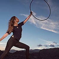 Hula Hoop at Sunset