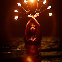 Lighting Up The Beach