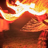 Firebending with Swords