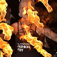 Through the fire and the flames