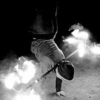 Dragon Staff Handstand