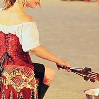 Fire festival in Japan