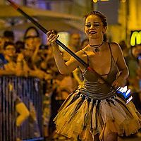 Puppet pulling her own strings