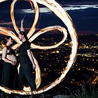 First firespinning with my son