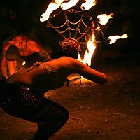 Battle for the burning man
