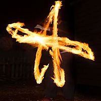 Double staff flowers