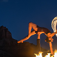Sedona Silks on Fire