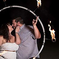 Fire Hoop Engagement Photot