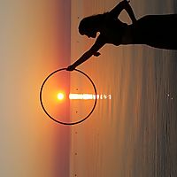 Early morning beach vibrations