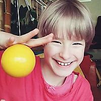 She smiles with her eyes