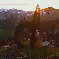 Sunset Poi Backbend