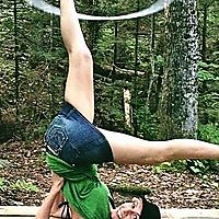 Pause hula hoop en forÃªt