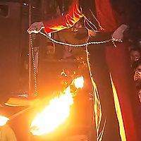 Giant Fire Rope Dartist