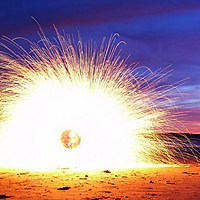 Beach wire wool