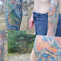 Circus waterfall sleeve