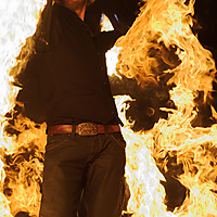 Dancing with fire... Tango!