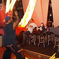 Vodka & Fire Always Mix Well