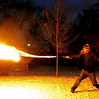 Whips, Chains and Fire... What else would one need?... Besides a Fire-Whip