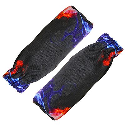  Staff Covers, Pair of Fire Head Covers Medium - Staff 4 inches