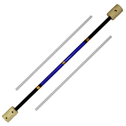  Fire Devil Sticks, Set Standard Fire Devil Sticks with Handsticks