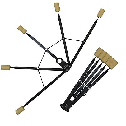  HoP Pro V2 Dragon Fire Staff kit, Pair of Arc Folding Fans with 2inch 50mm wicks