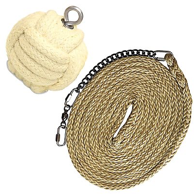  Technora rope, Single Technora Fire Rope Dart - Monkey Fist Head