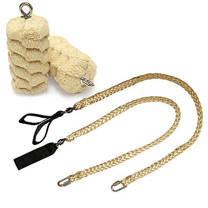 Pair of Pro Technora Twista Fire Poi Large, Pair of Pro Technora Extra Large Twista Fire Poi