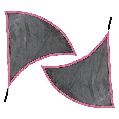  Poi Flags, Pair of Strap Dragon Wing Flag Poi with Carry Bag