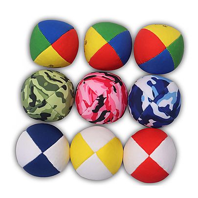  Clubs, Juggling, Best Juggling Balls set of 9 with carry bag