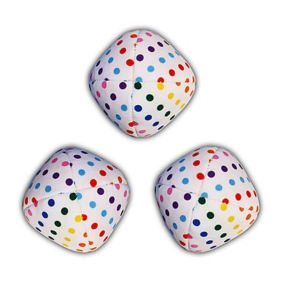  Fabric Balls, Best Set of 3 Juggling Balls 62mm 2.4 Inch with Carry Bag