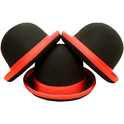 Set of Three Tumbler Juggling Hats