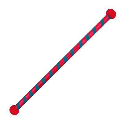  Striped Twirling Baton, Single Striped Twirling Baton