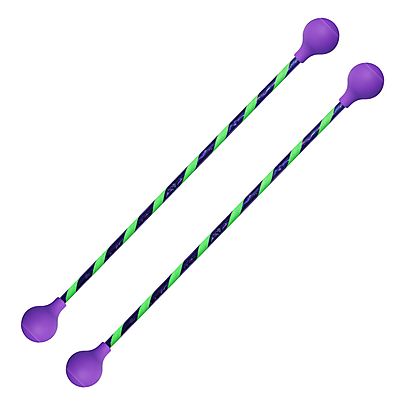  Twirling Baton, Pair of Striped Twirling Baton