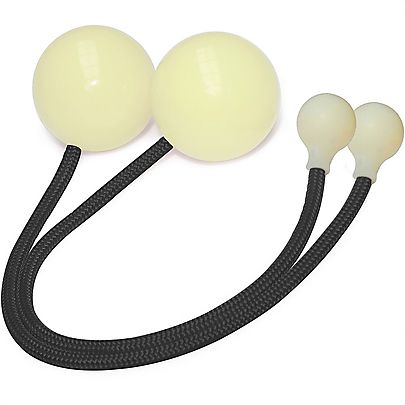 Play Pair Of Contact Poi Pro With 80mm Stage Ball- White