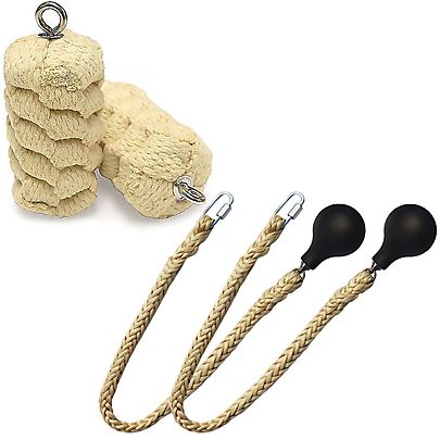  Pair of Pro Technora Twista Fire Poi Large, Pair of Pro Technora Extra Large Twista Fire Poi