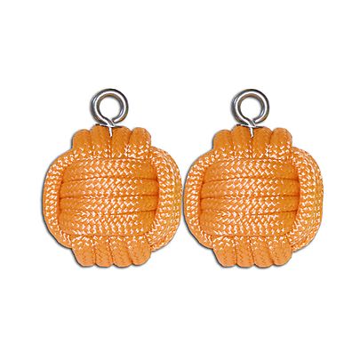  Poi heads, Pair of Nylon Rope Monkeyfist Poi Heads