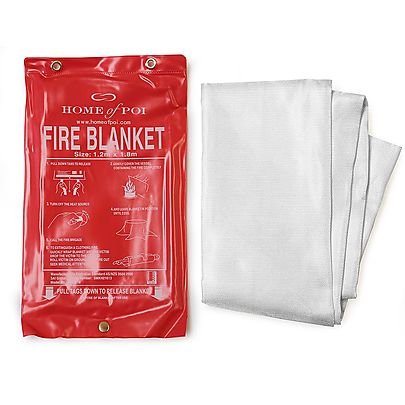  Fire Safety Equipment, Single Safety Fire Blanket Large 4ft x 6ft