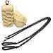 Pair of Pro Strap Chains - Extra Large -Twista Fire Poi with Carry Bag