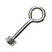 Single 2 Inch 50mm Stainless Steel Eyebolt with 2 Nuts